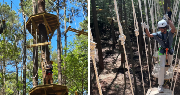 Challenge Course Main Draw at New Maryland Adventure Park